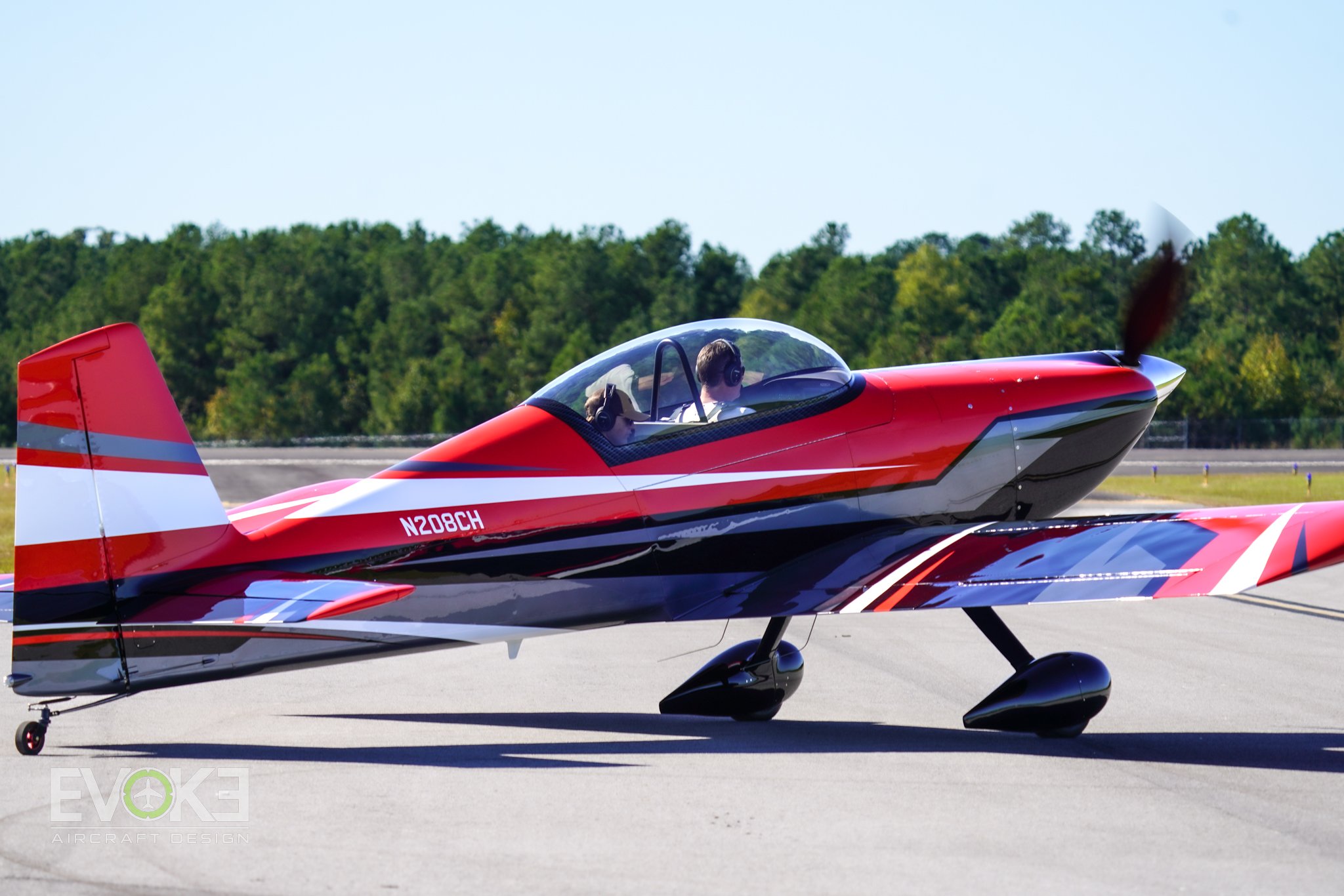 Van's RV-8 N208CH Custom Paint Scheme — Evoke Aircraft Design